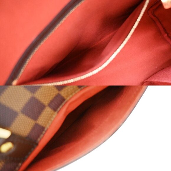 LOUIS VUITTON Nolita Hand Bag Damier Ebene Leather Brown France - Picture 14 of 16